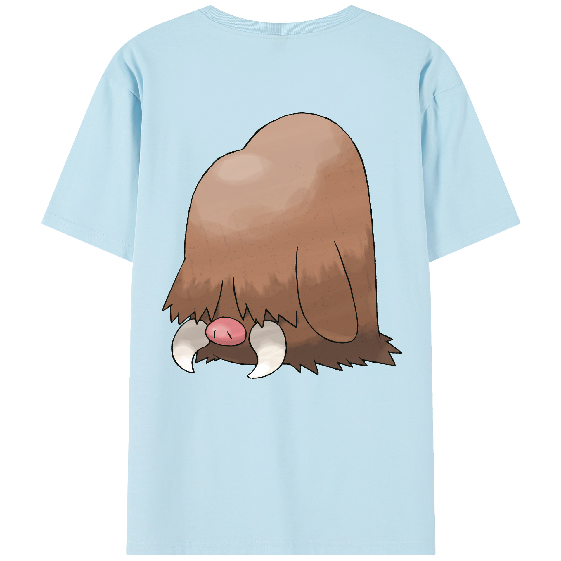 （画像用） ポケットモンスター Pokémon 綿100％半袖Tシャツ（背面プリント）